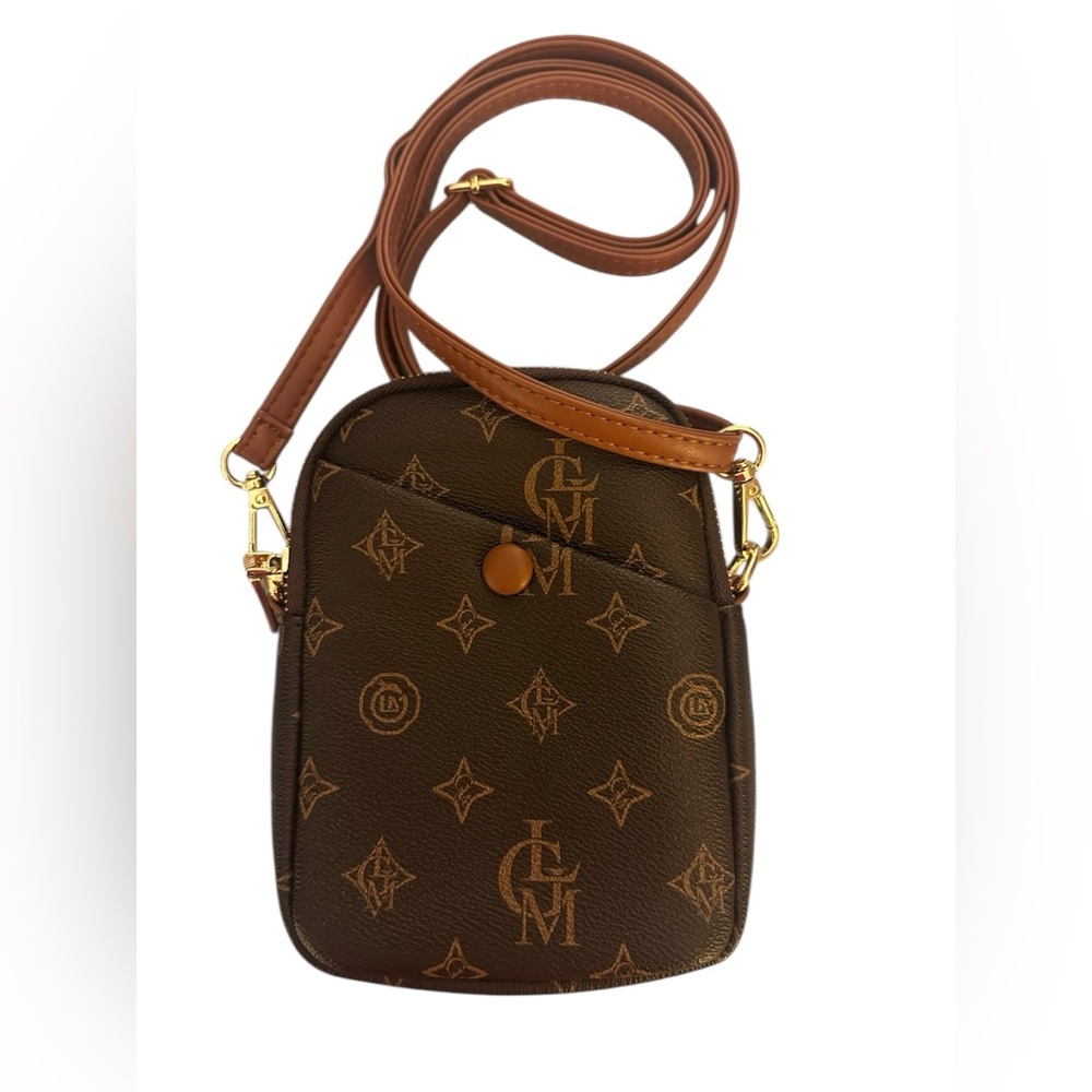 Brown Monogram Crossbody Bag